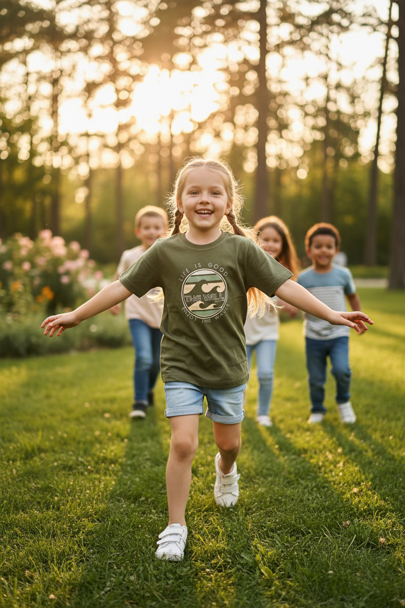 Life is Good Kids Tee