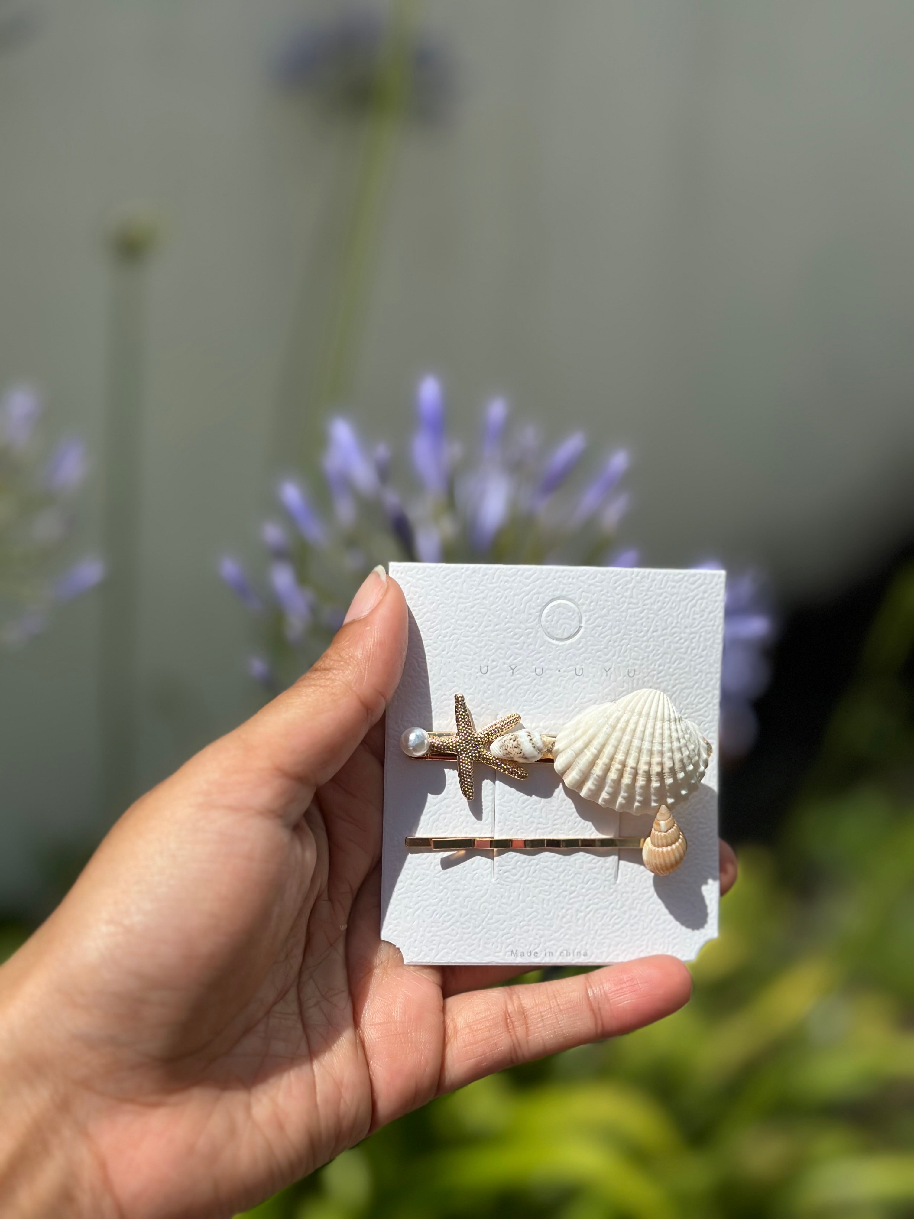 Sea Shell Hairpin Set