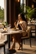 Everlight Pleated Shirt - Elegant Women's Pleated Shirt (Made in Mauritius)