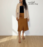 Everlight Pleated Shirt - Elegant Women's Pleated Shirt (Made in Mauritius)