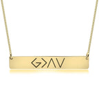 God Is Greater Than Your Highs & Lows Necklace – Faith Necklace