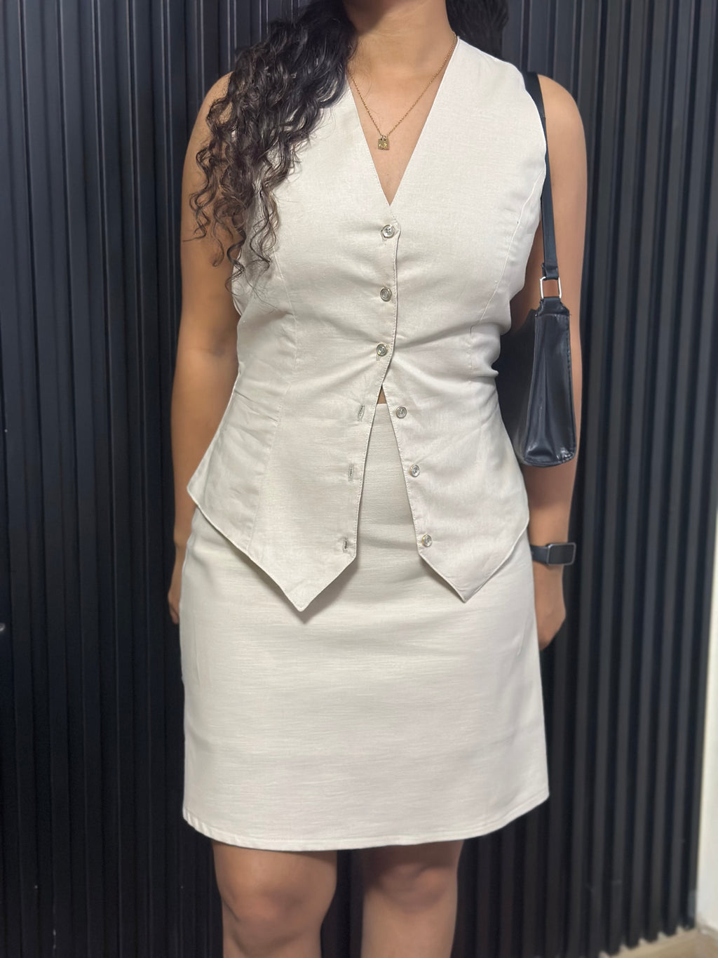 The Riviera Button Front Vest