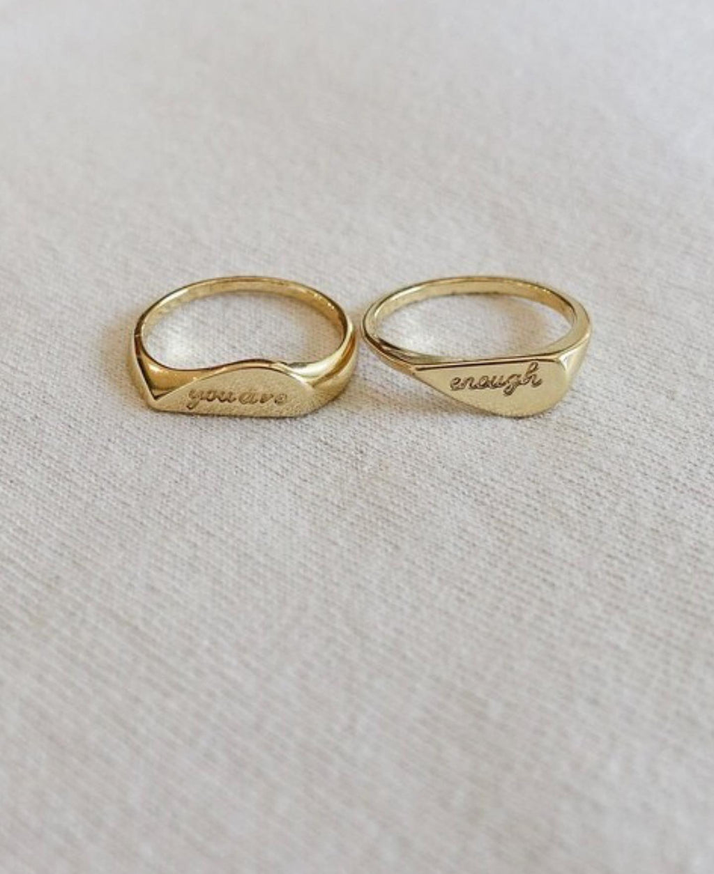 You are Enough Ring Set