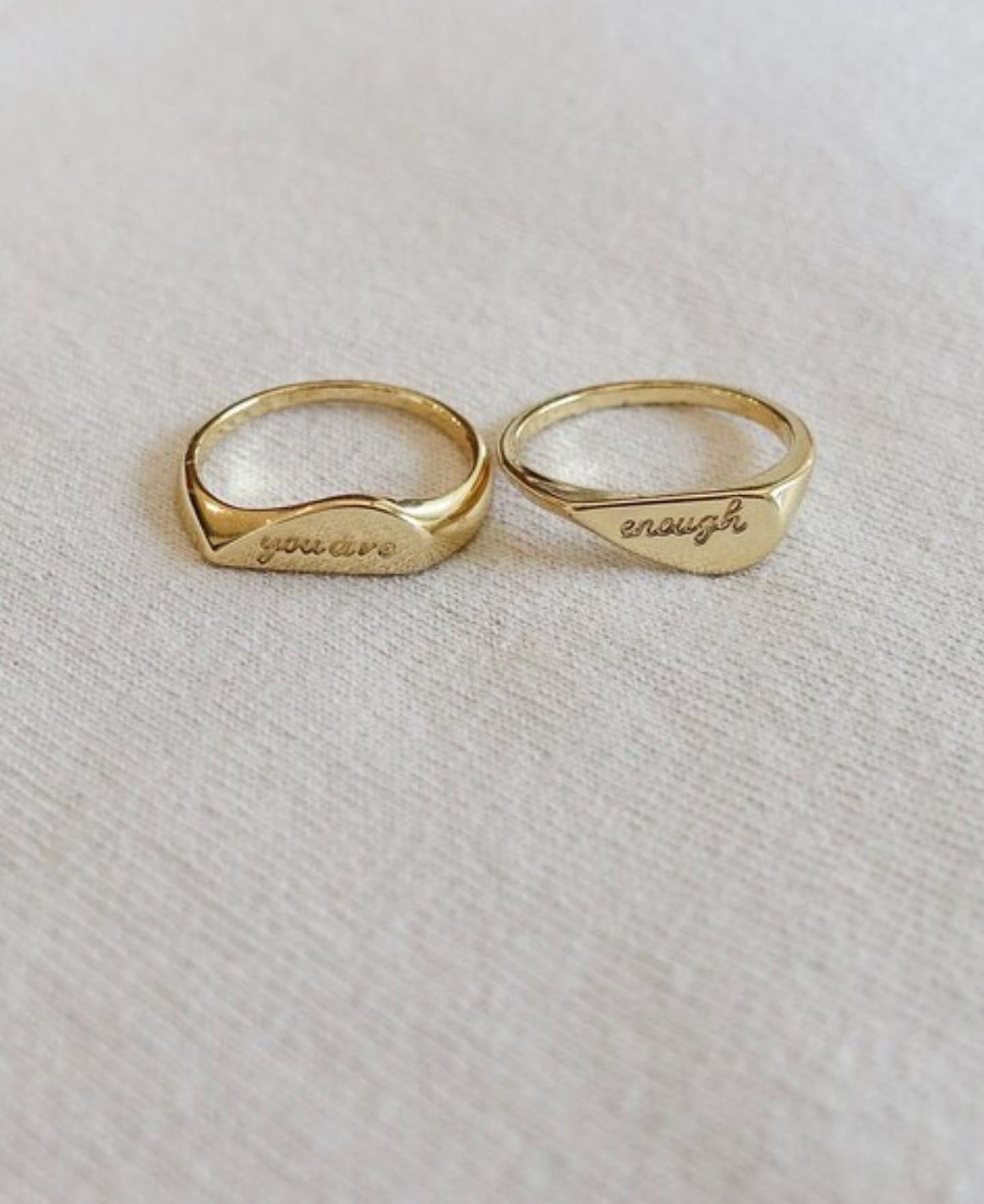 You are Enough Ring Set