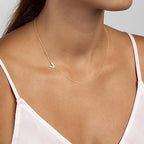 Stainless Steel Initial Necklace