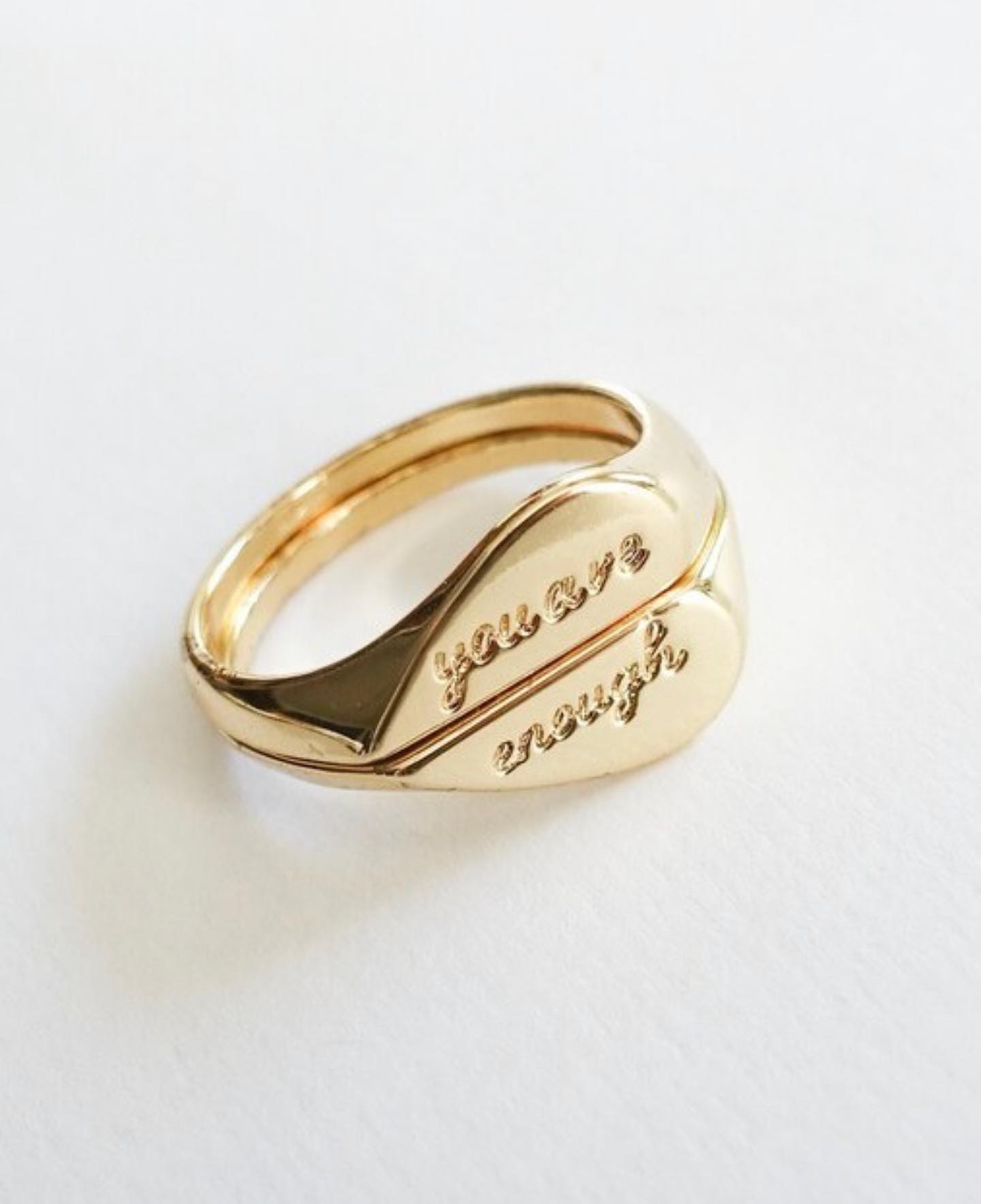 You are Enough Ring Set