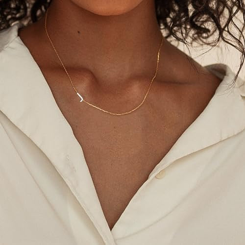 Stainless Steel Initial Necklace