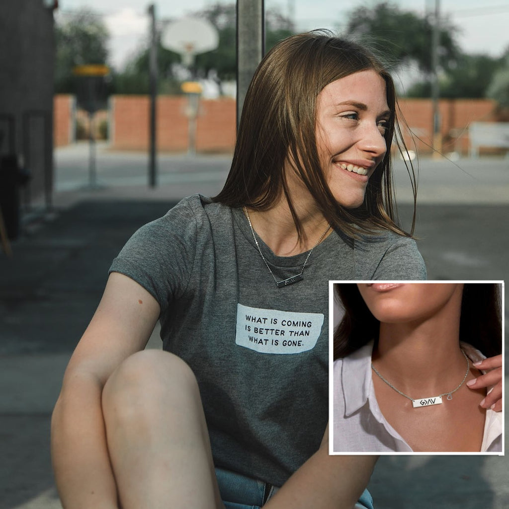 God Is Greater Than Your Highs & Lows Necklace – Faith Necklace
