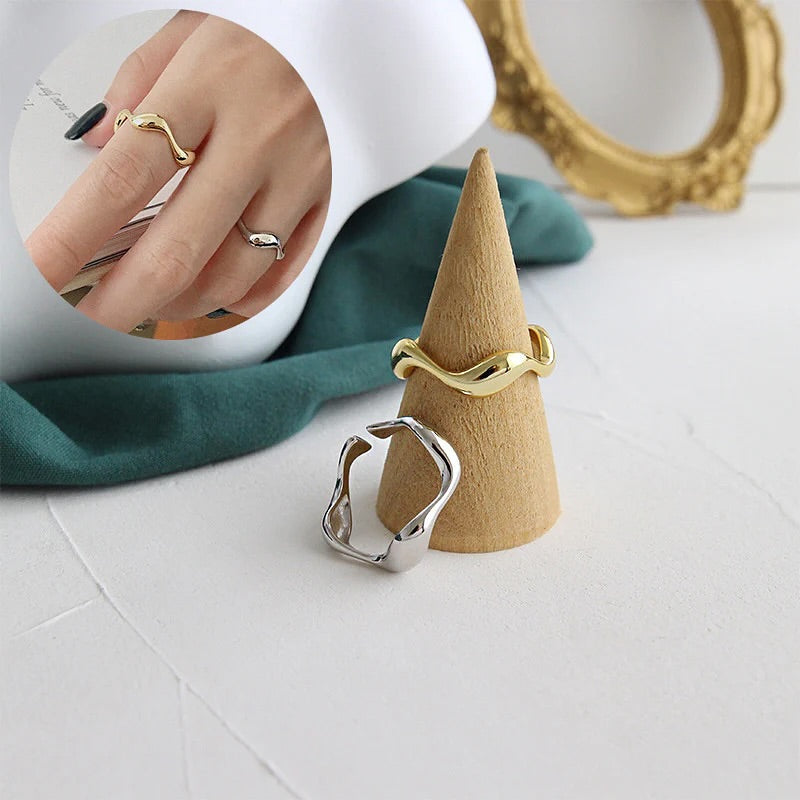 Adjustable Wave Ring