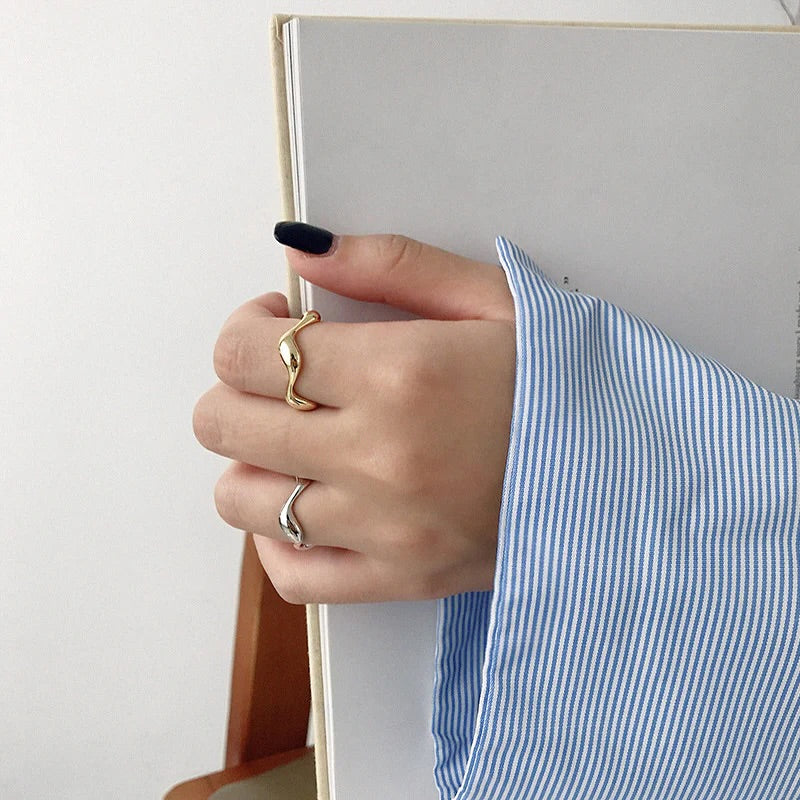 Adjustable Wave Ring