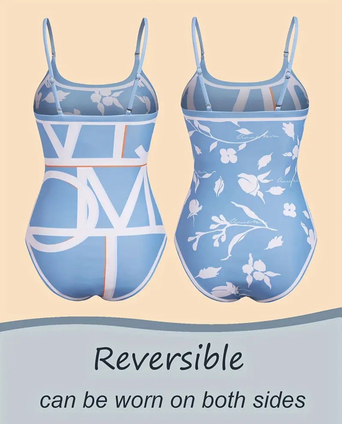 Reversible Vintage Swimsuit