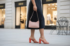 Strappy Square Heels