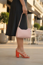 Strappy Square Heels