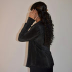 Everlight Pleated Shirt - Elegant Women's Pleated Shirt (Made in Mauritius)