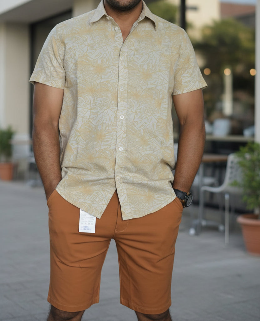 Gabardine Shorts