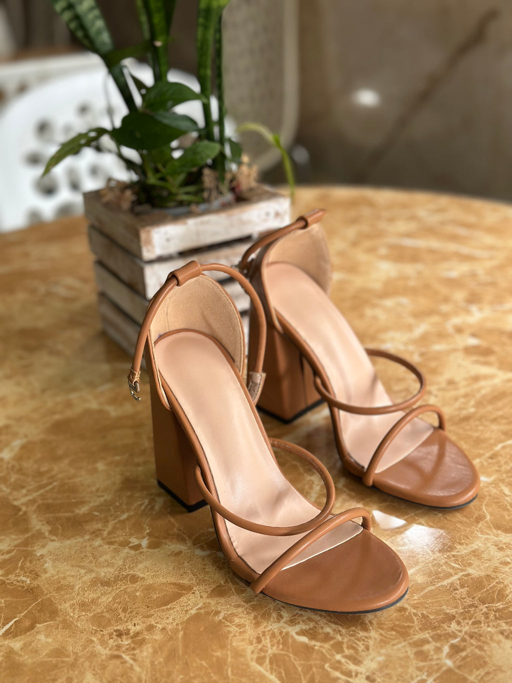 City Brown Heels
