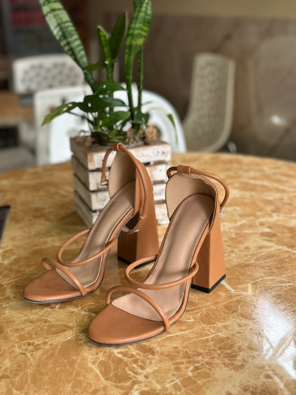 City Brown Heels
