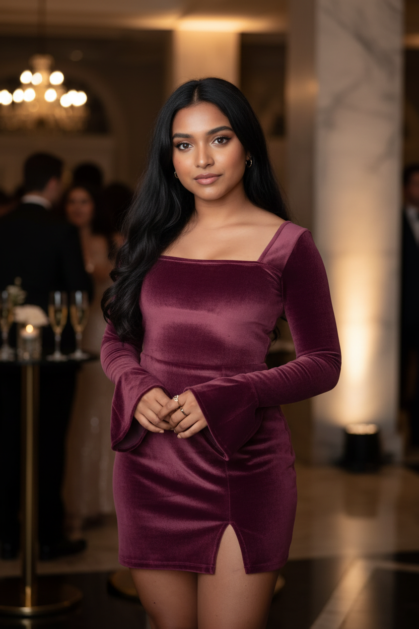 Velvet Glamour Dress