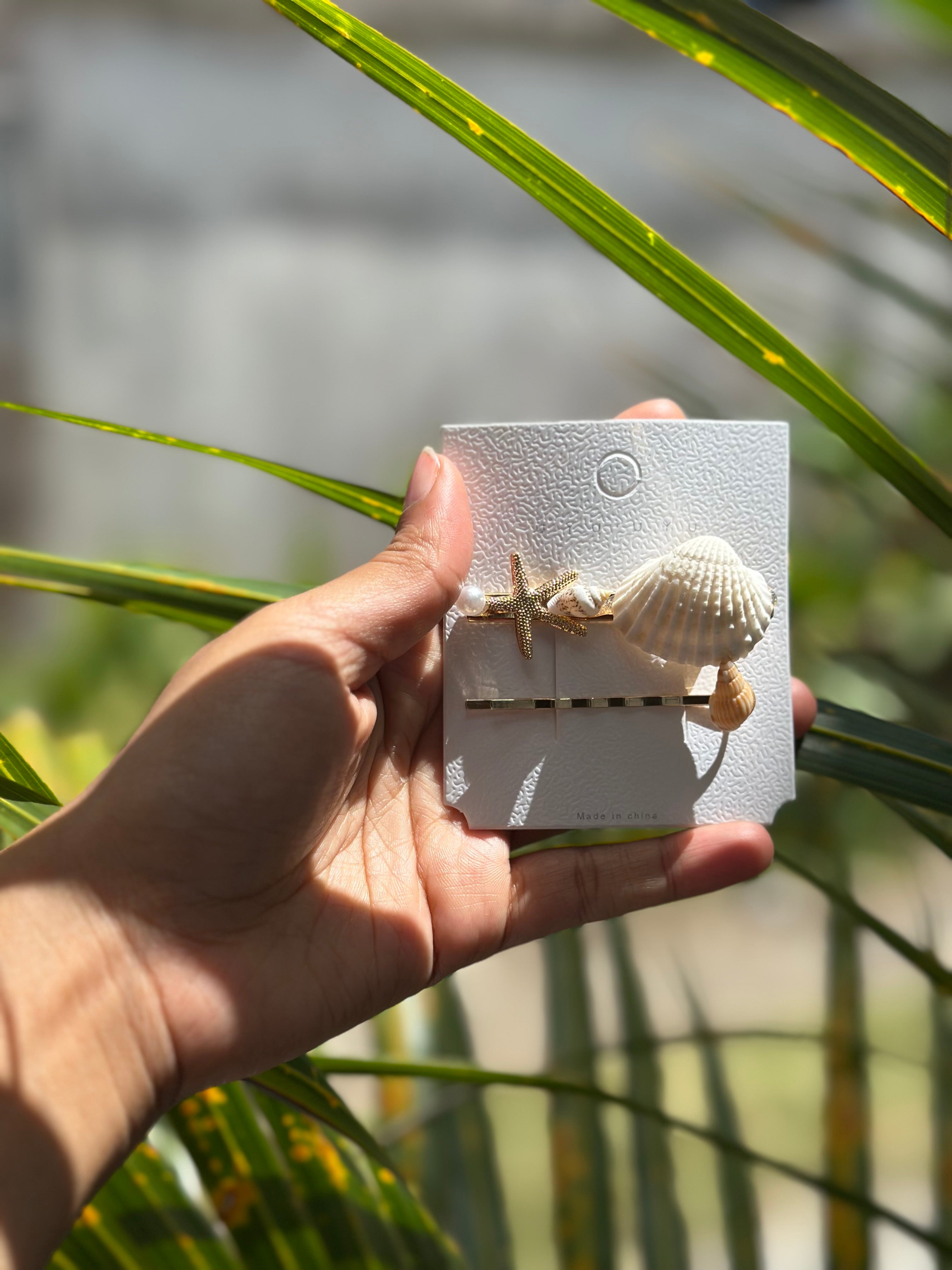 Sea Shell Hairpin Set