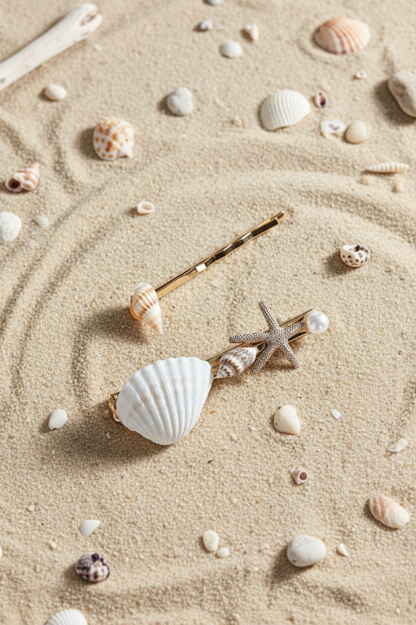 Sea Shell Hairpin Set