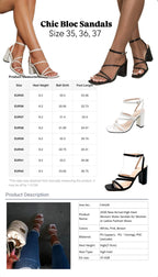Chic Block Sandals