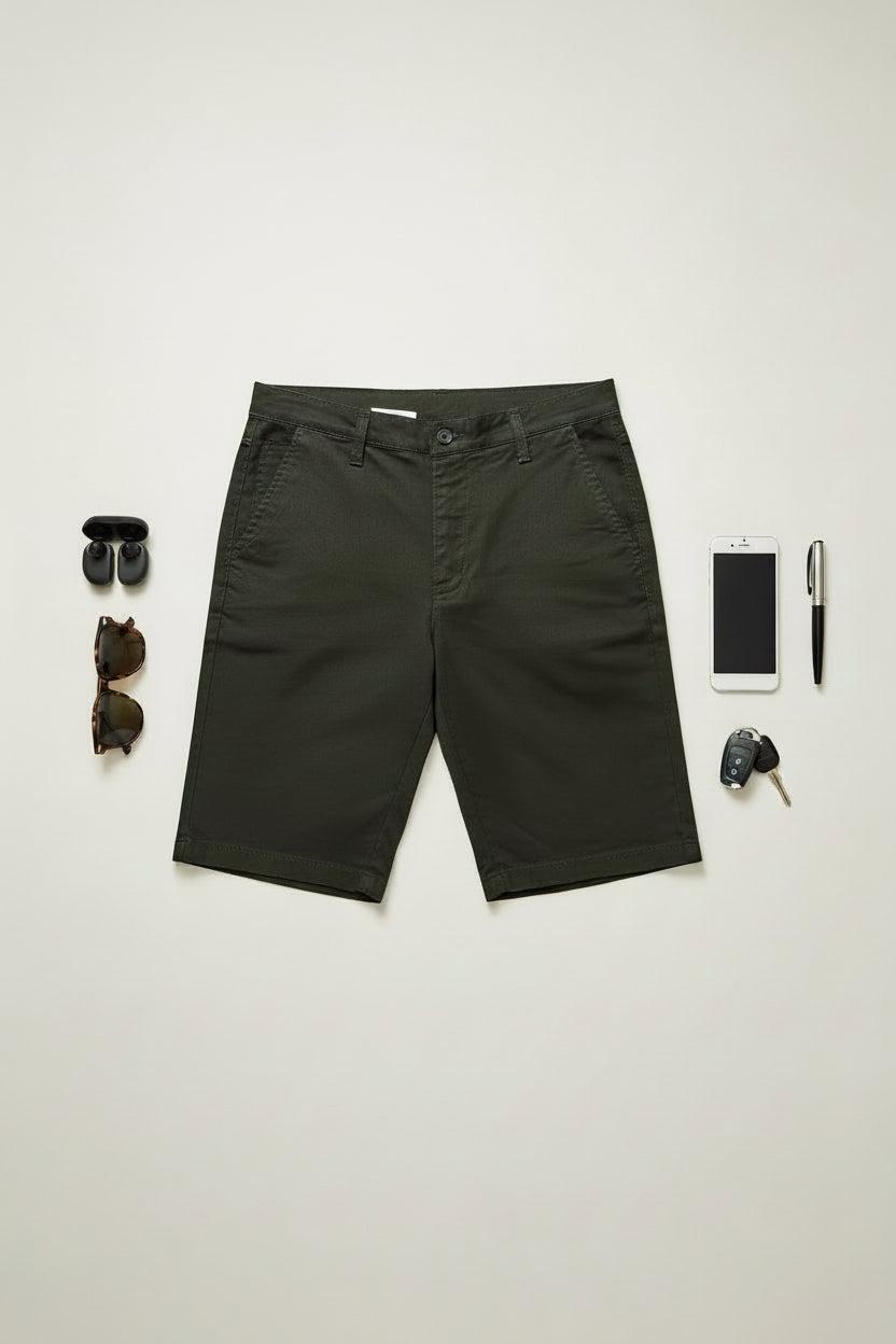 Gabardine Shorts
