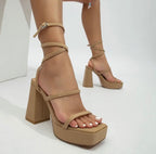 Lace High Heel