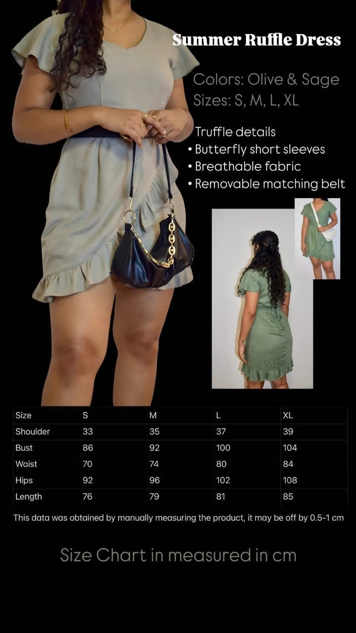 Soft Breeze Ruffle Dress – Lightweight Summer Dress for Women
