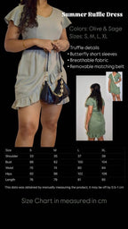 Soft Breeze Ruffle Dress – Lightweight Summer Dress for Women