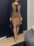 The Riviera Button Front Vest