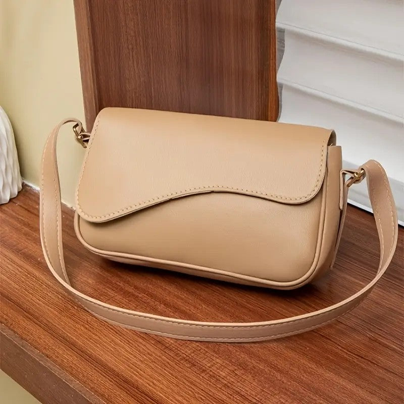 Minimalist Curved Shoulder Bag