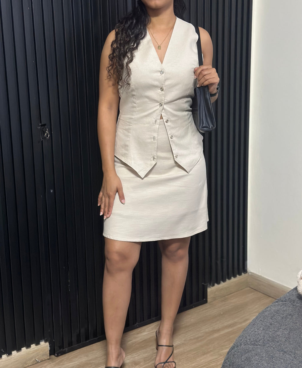 The Riviera Button Front Vest