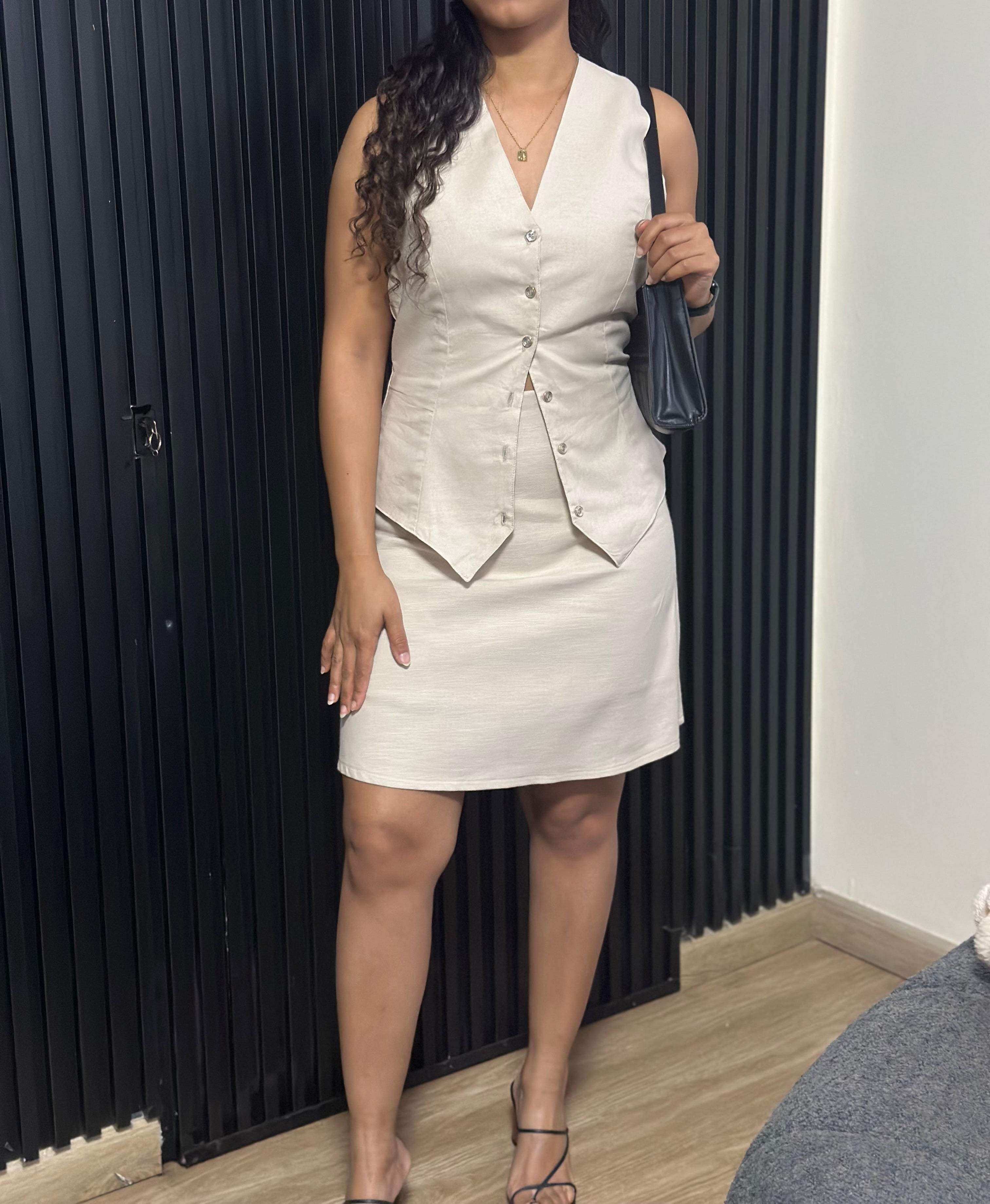 The Riviera Button Front Vest