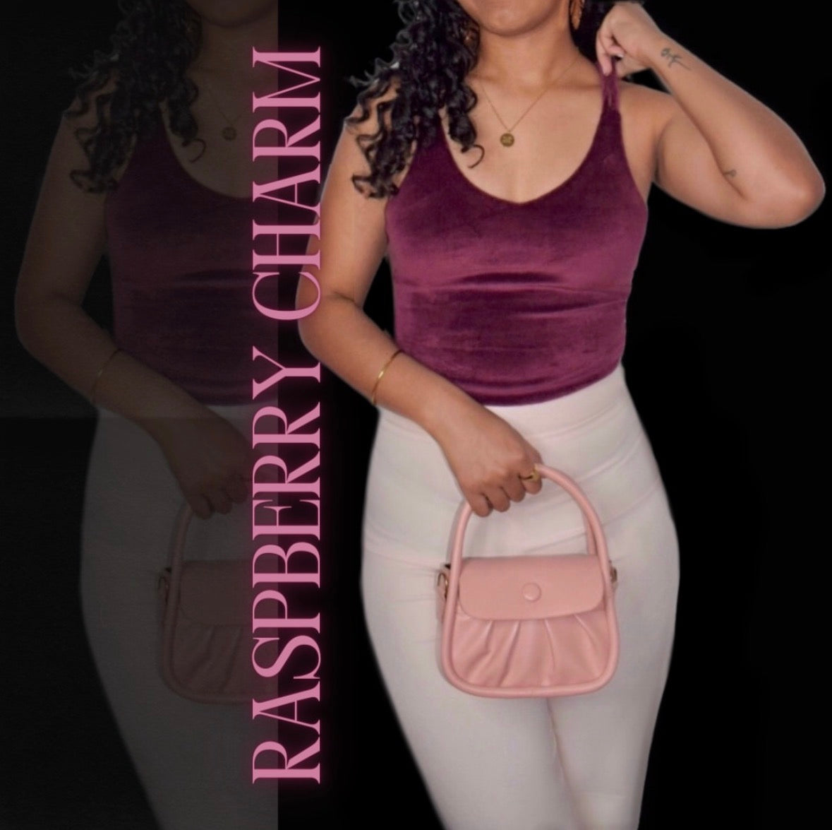 Strappy Starlight Velour Top