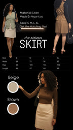 The Riviera High-Waisted Skirt