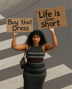 Stripe Midi Bodycon Dress