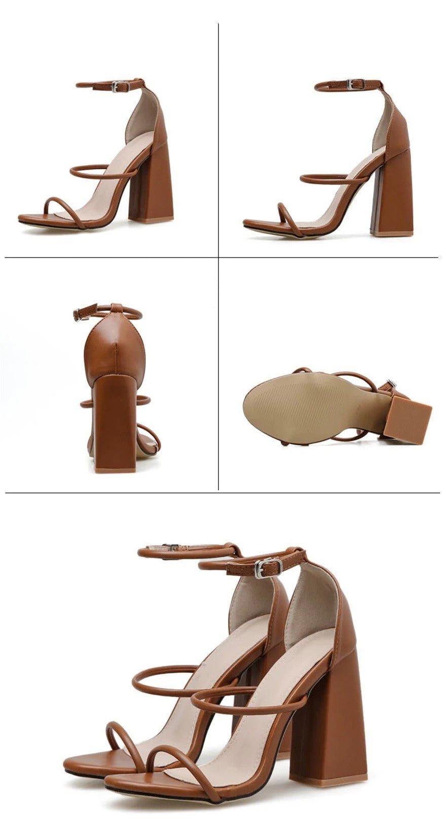 City Brown Heels