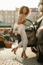 City Brown Heels