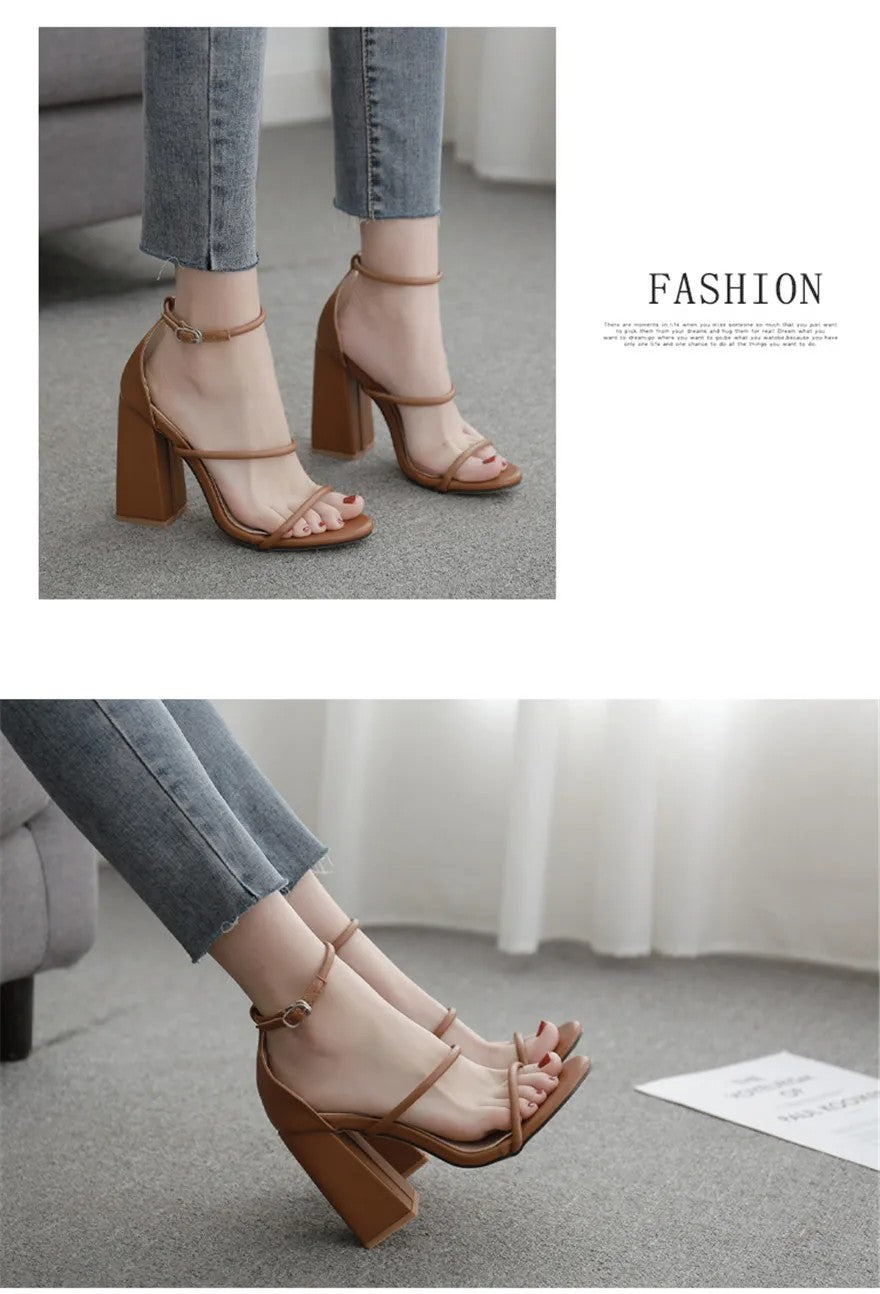 City Brown Heels