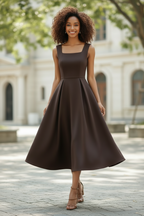 City Brown Heels