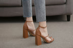 City Brown Heels