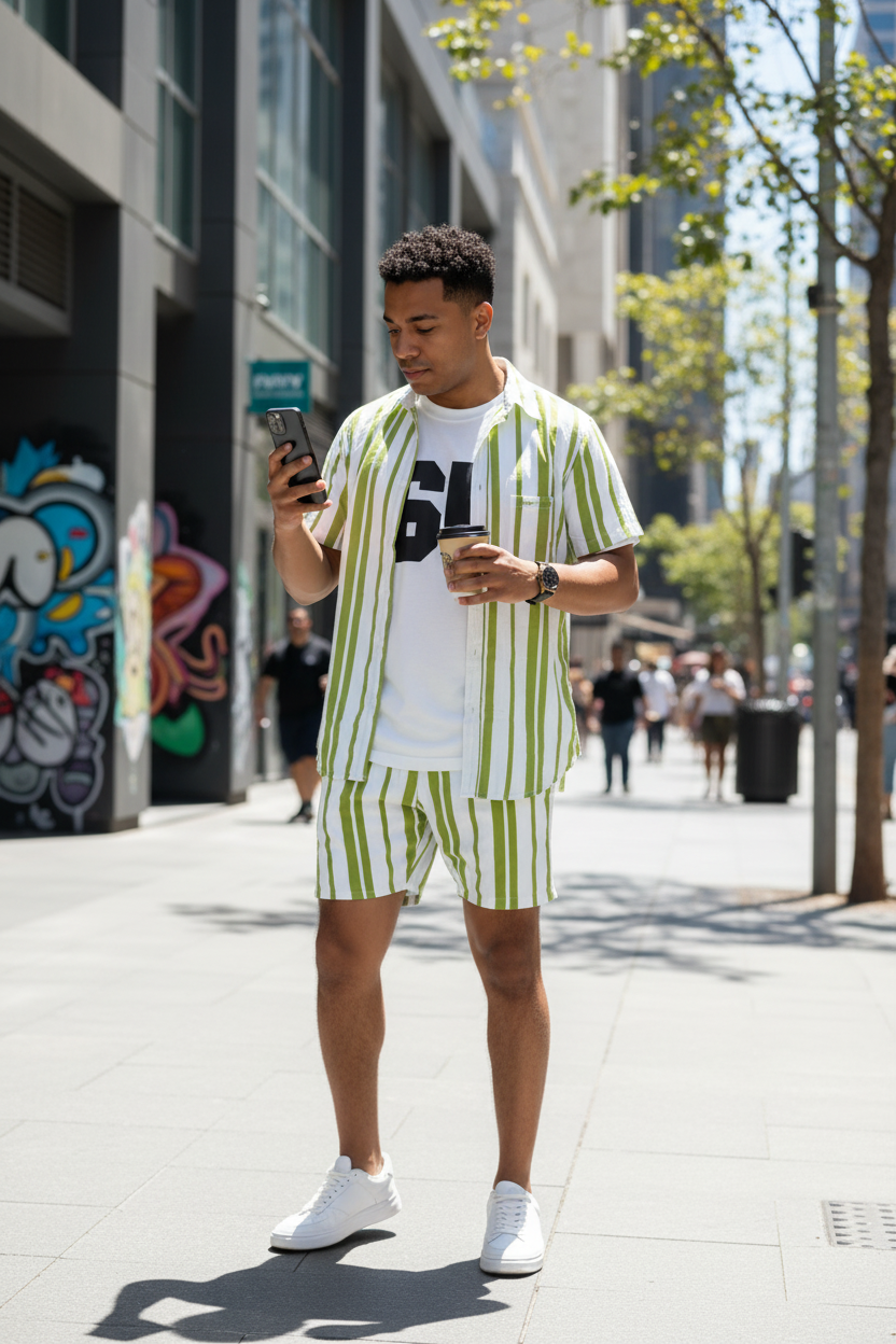 Stripe Shorts