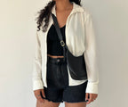 Everlight Pleated Shirt - Elegant Women's Pleated Shirt (Made in Mauritius)