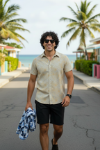 Printed Linen Shirt