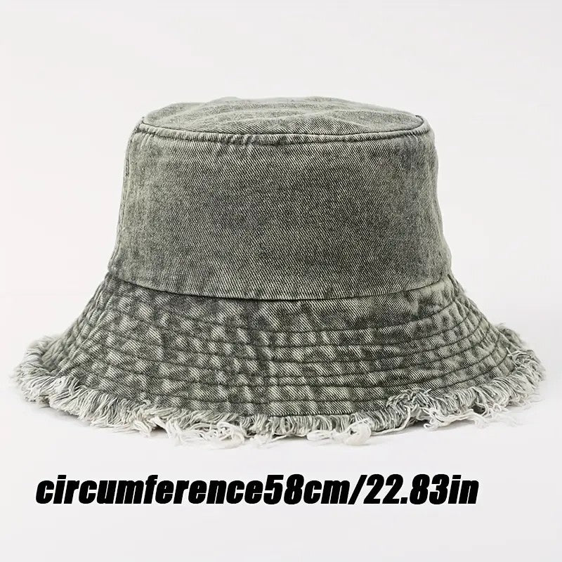 Lightweight Denim Bucket Hat- Everyday Sun Protection & Effortless Style