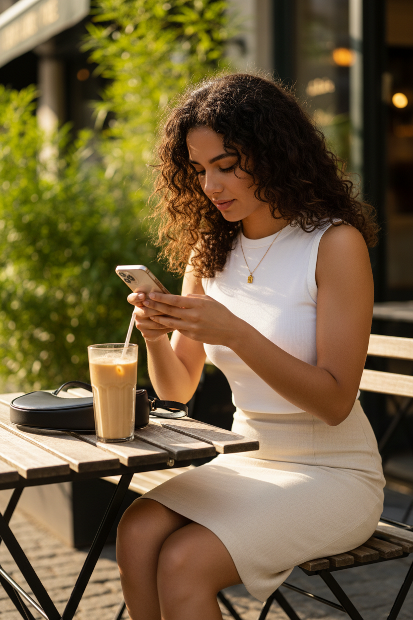 Beige Skirt Café v2
