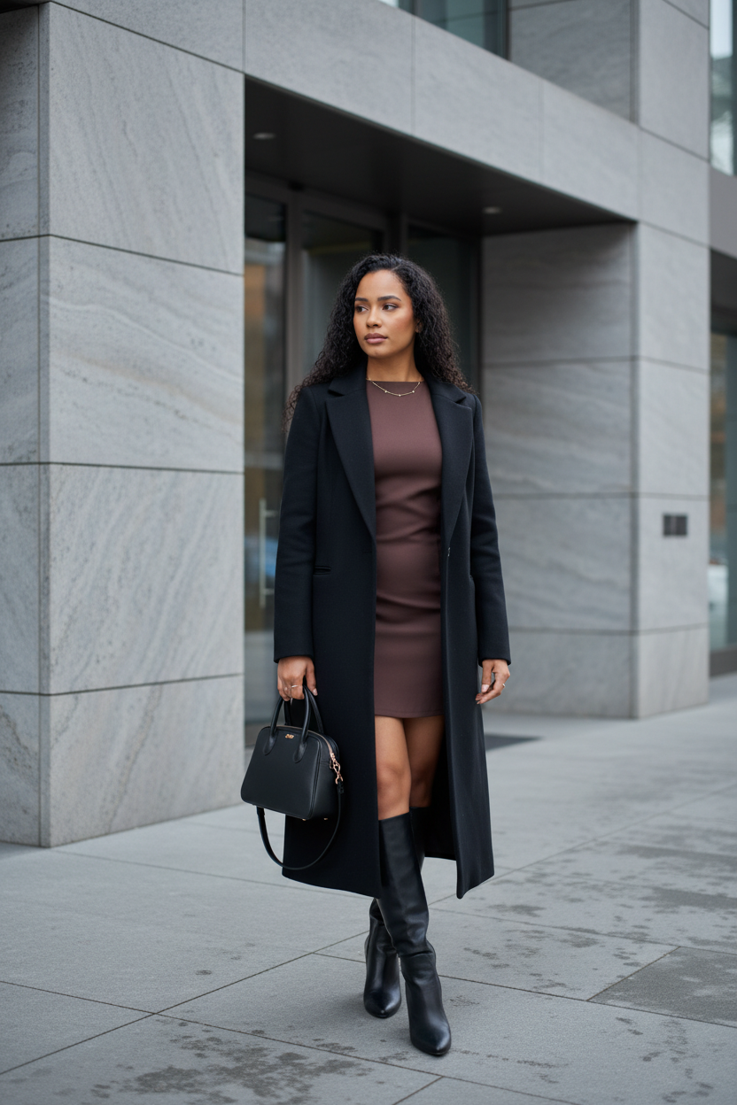Black Coat Outfit