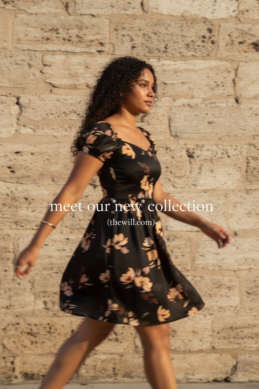Black Floral - Motion Blur Campaign