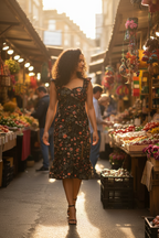 Black Floral — Outdoor Market