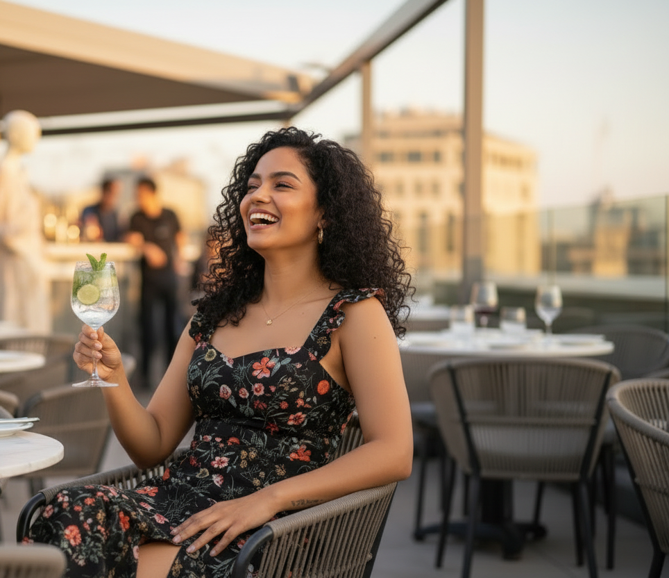 Black Floral — Rooftop Restaurant